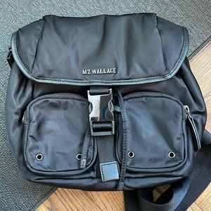 MZ Wallace Black Air Medium Apex Bag